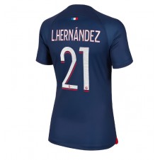 Paris Saint-Germain Lucas Hernandez #21 Hemmatröja Dam 2023-24 Korta ärmar